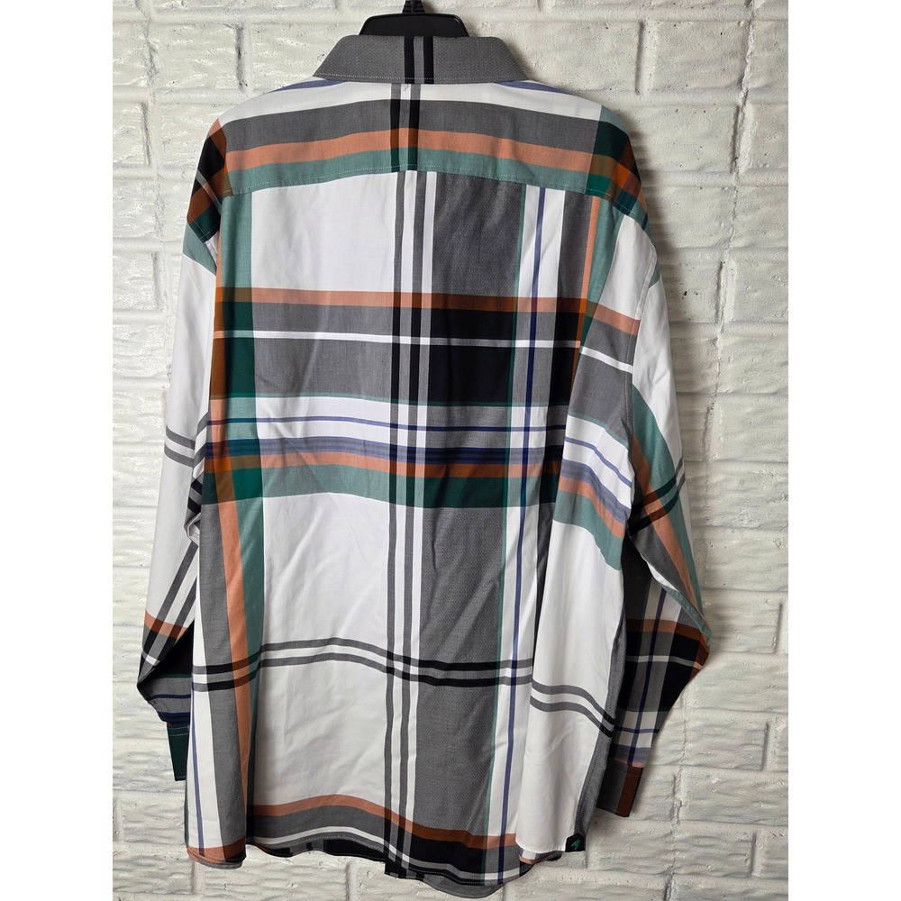 NWT Murano long sleeve shirt Men's size 4XB Big Colorblock Button up - Picture 4 of 10